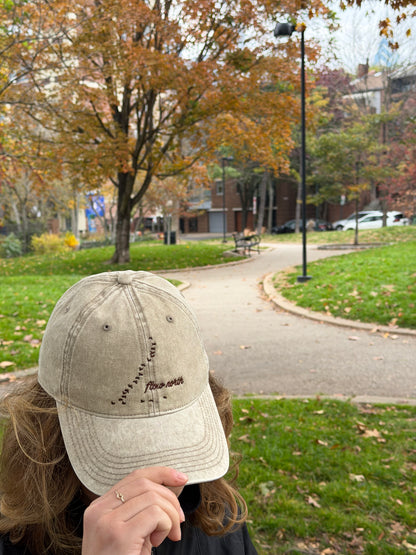 Snow Washed Slope-Style Cap